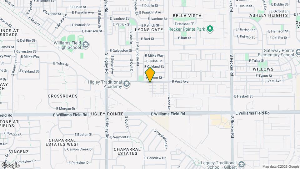 2218 S Buckaroo Trail Map and Location Details