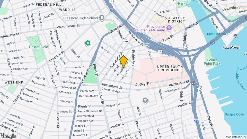 76 Providence St, Unit FL 3 Map and Location Details