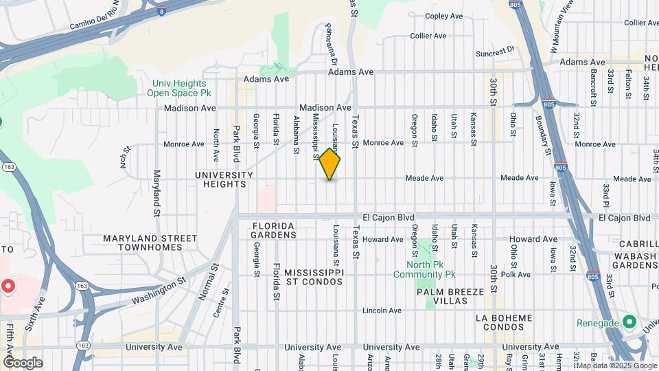 4382 Louisiana St Mapa y Detalles de la Ubicación