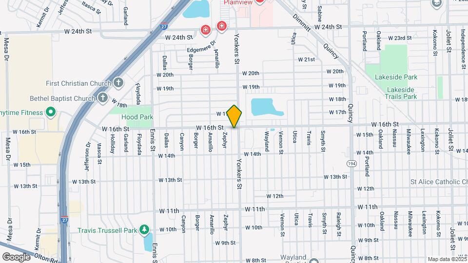 1419 Yonkers St Map and Location Details