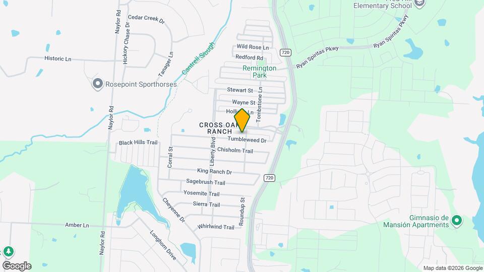 8921 Tumbleweed Dr Map and Location Details