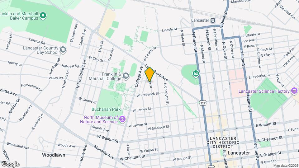 642 N Mary St Map and Location Details