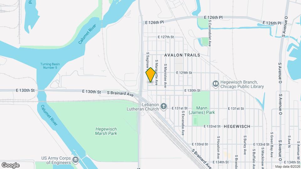 12941 S Saginaw Ave Map and Location Details