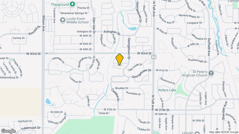 1723 Dove Creek Cir Map and Location Details