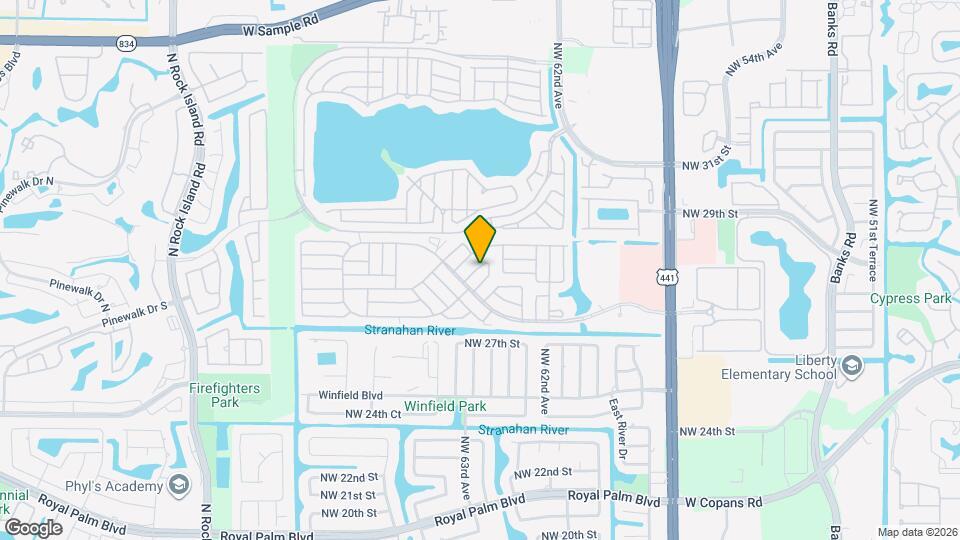 2908 NW 64th Terrace Map and Location Details