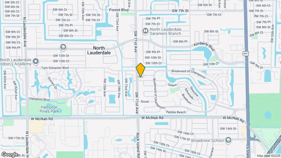 6903 Rio Pinar Mapa y Detalles de la Ubicación