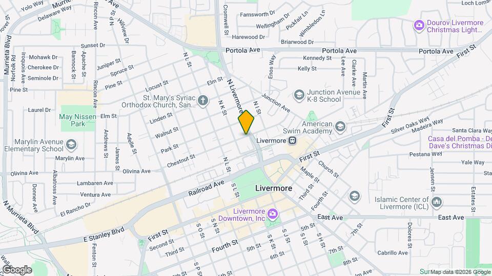 2179 Chestnut St Map and Location Details