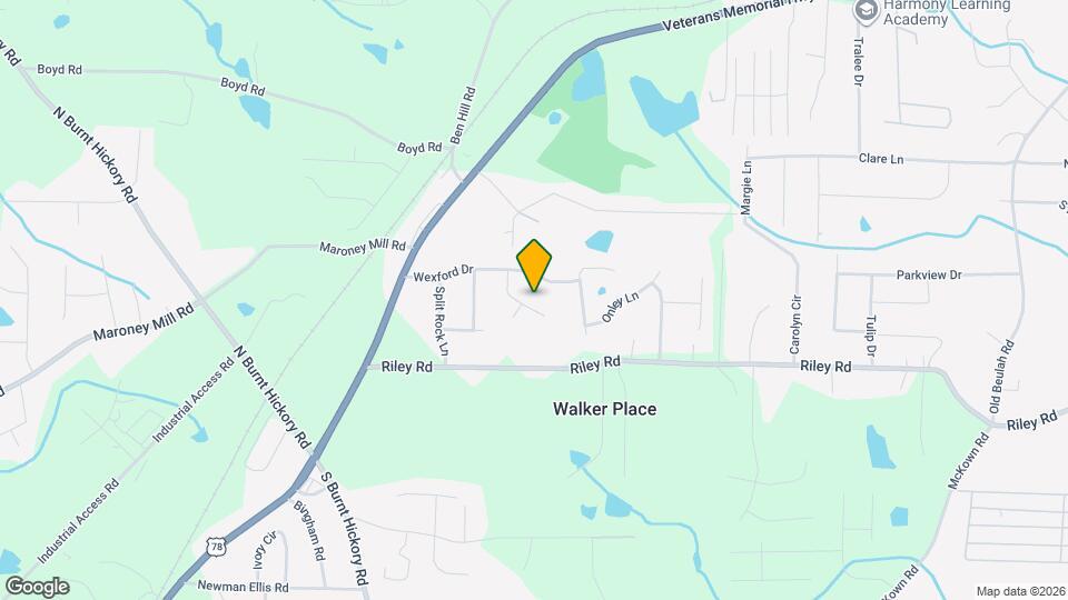 936 Edgewood Ln Mapa y Detalles de la Ubicación