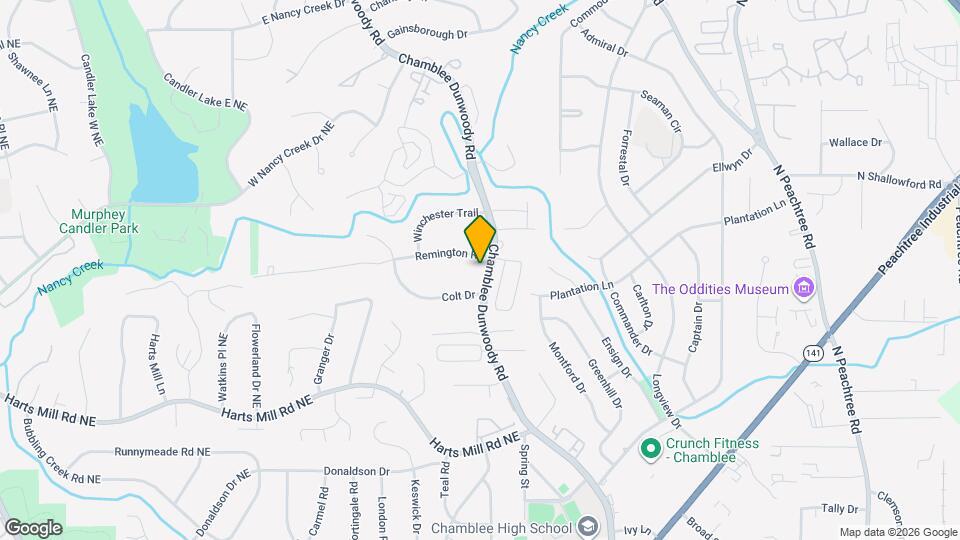 3970 Chamblee Dunwoody Rd Map and Location Details