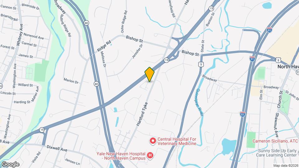 1400 Hartford Tpke Map and Location Details