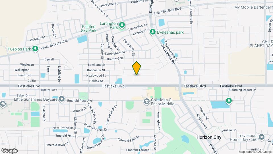 13604 Hazlewood St Map and Location Details
