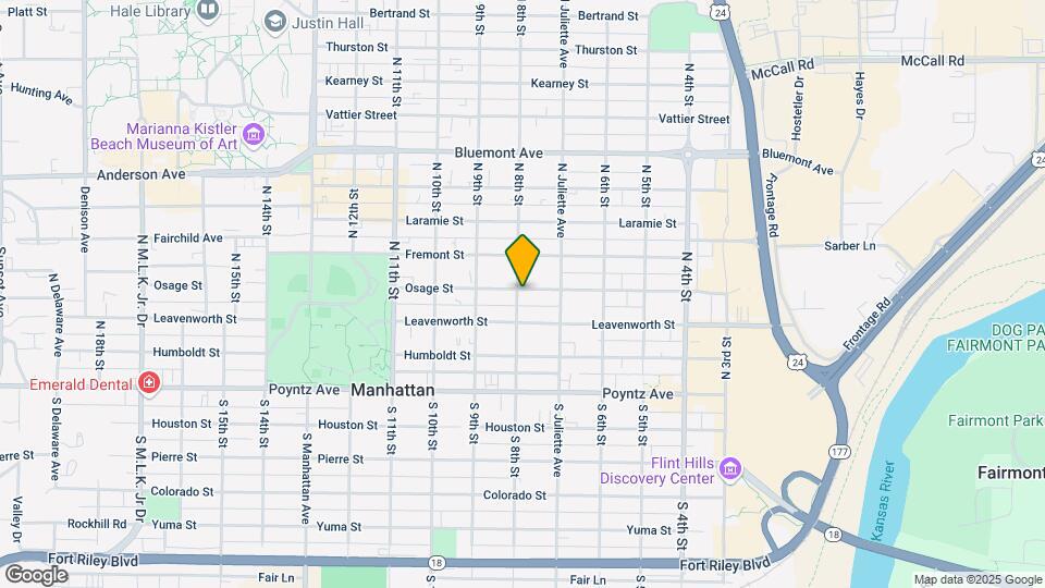731 Osage St Map and Location Details