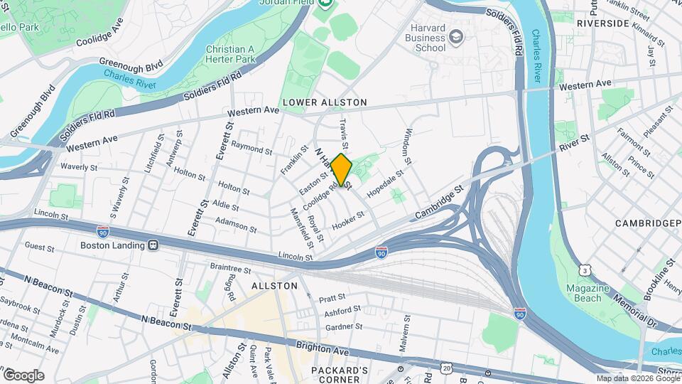 37 Haskell St, Unit 1 Map and Location Details