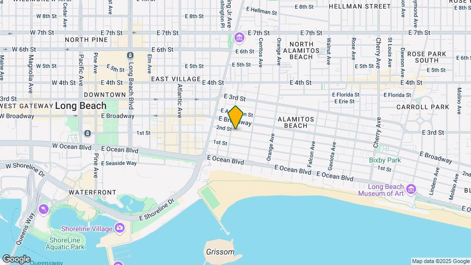 1010 E. 2nd Street Mapa y Detalles de la Ubicación