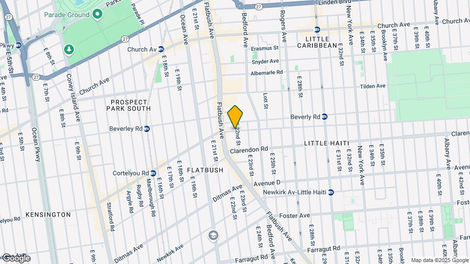 2156 Cortelyou Rd Mapa y Detalles de la Ubicación