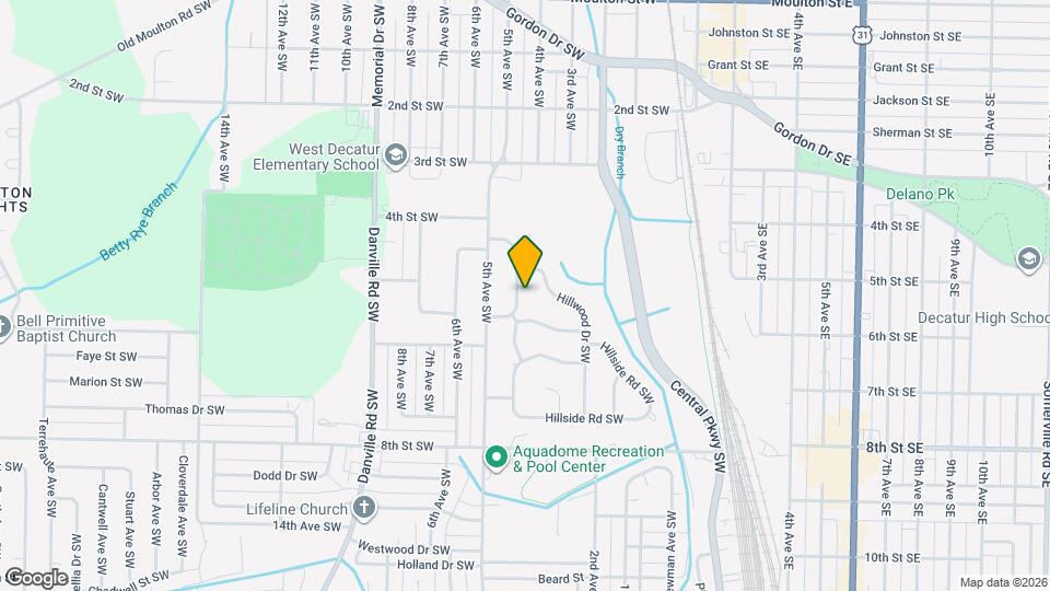 916 Wildwood Rd SW Map and Location Details