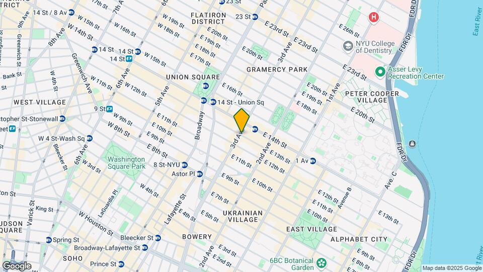 202 E 13th St Mapa y Detalles de la Ubicación