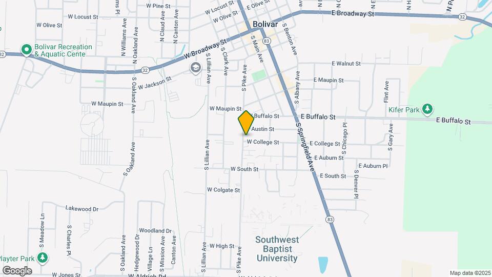 245 W College St Map and Location Details