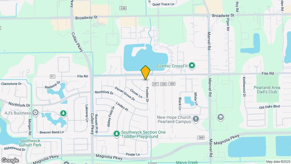 2510 Foxden Dr Map and Location Details