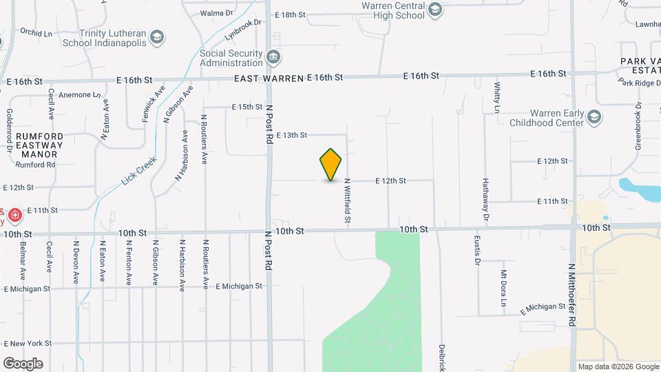 9207 E 12th St Map and Location Details