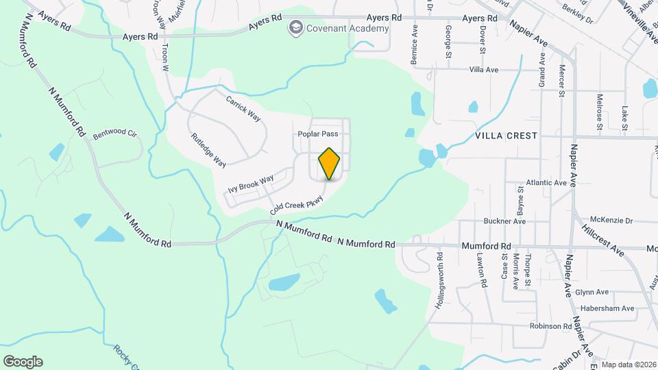 401 Hawthorn Trail Map and Location Details