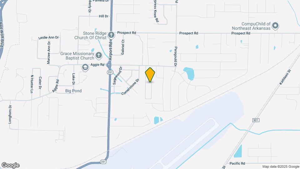 4303 Aggie Rd Map and Location Details