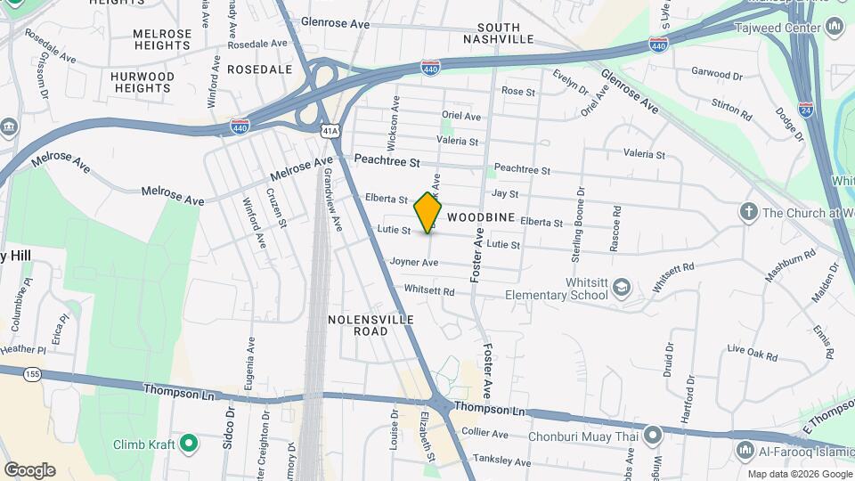 301 Lutie St Map and Location Details