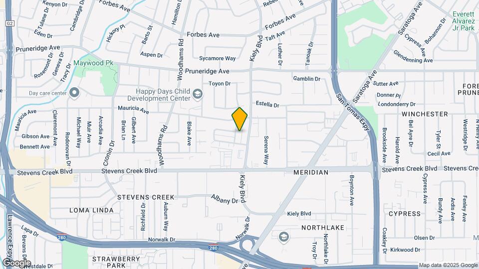 131 Warren Drive Map and Location Details