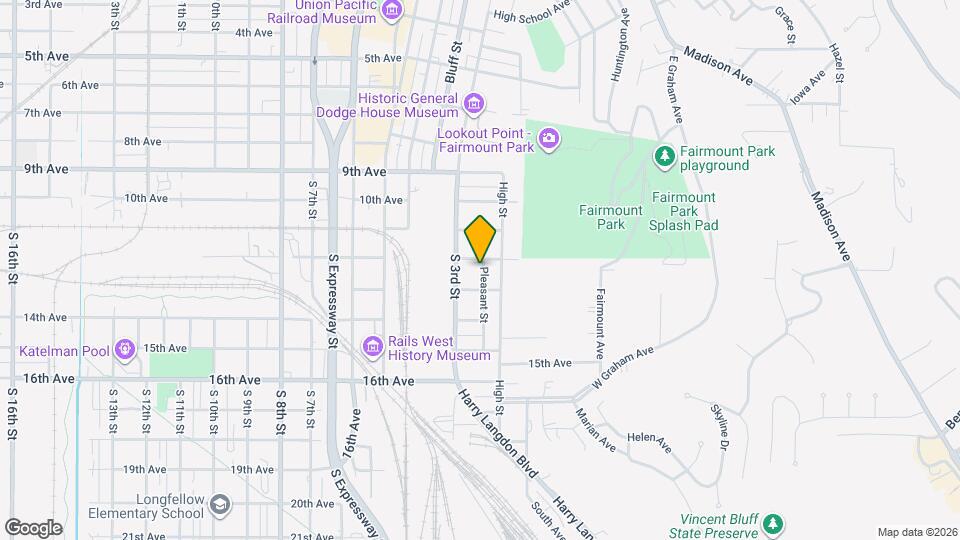 1218 Pleasant St Map and Location Details