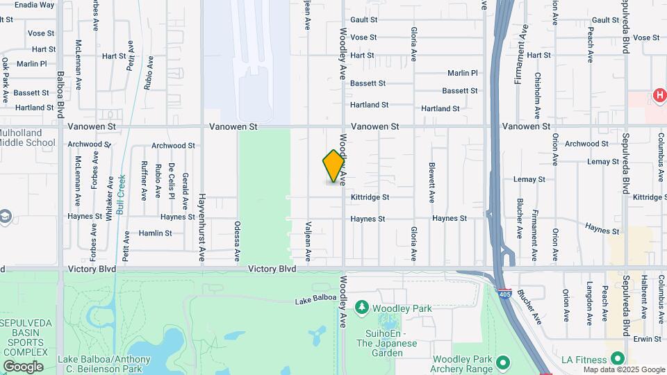 6611 Woodley Ave Mapa y Detalles de la Ubicación