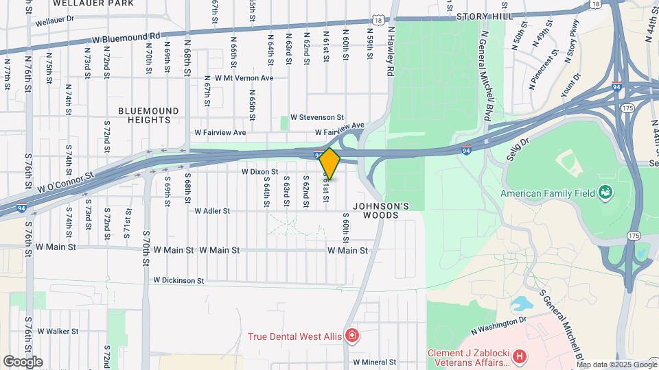 226 S 61ST St Map and Location Details