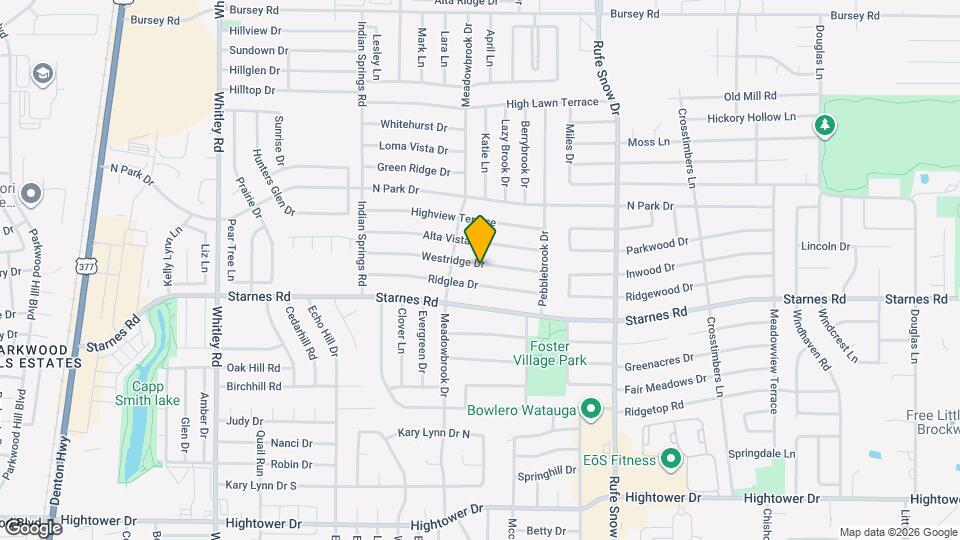 6520 Westridge Dr Map and Location Details