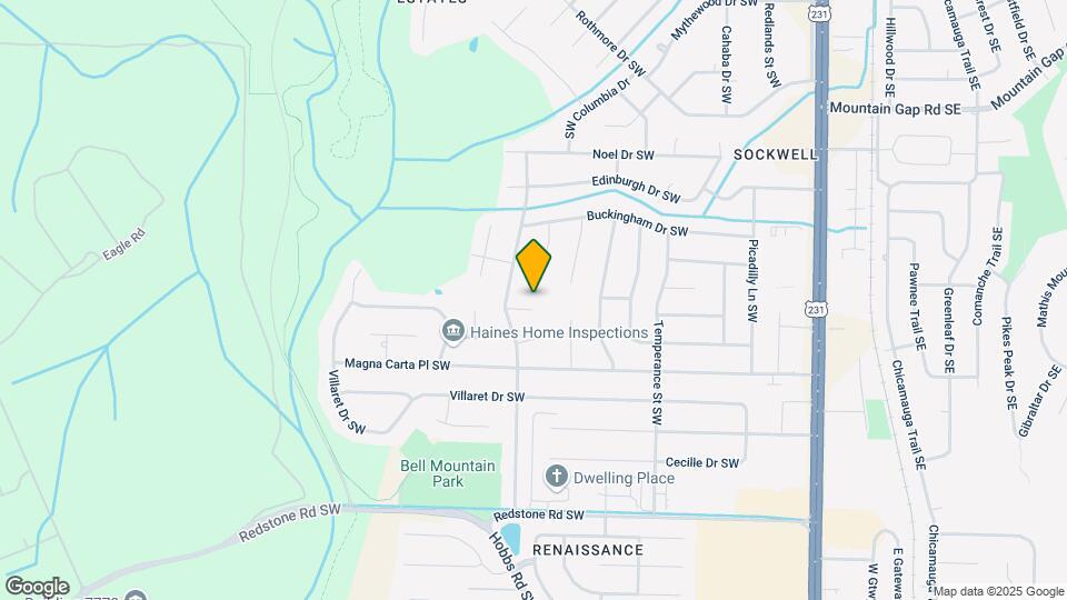 2202 Manchester Cir SW Map and Location Details
