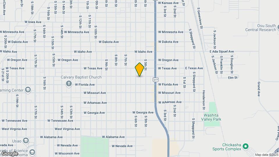 525 W Washington Ave Map and Location Details