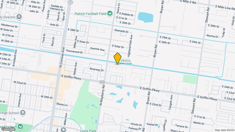 819 Briarwood Dr Map and Location Details