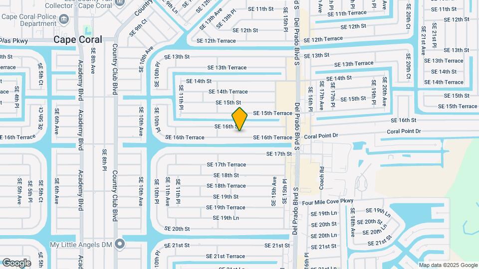 1411 SE 16th Terrace Map and Location Details