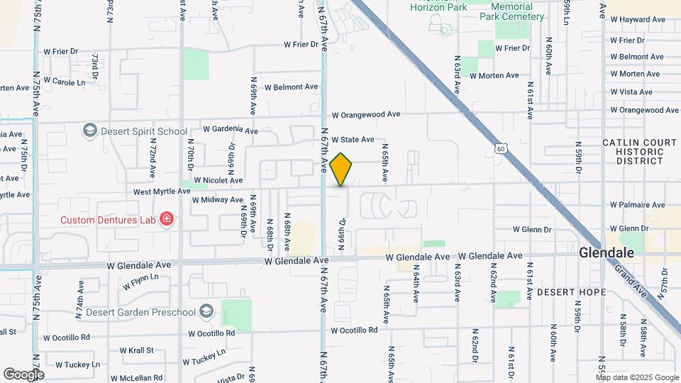 6621 West Myrtle Ave-Unit -3 Map and Location Details