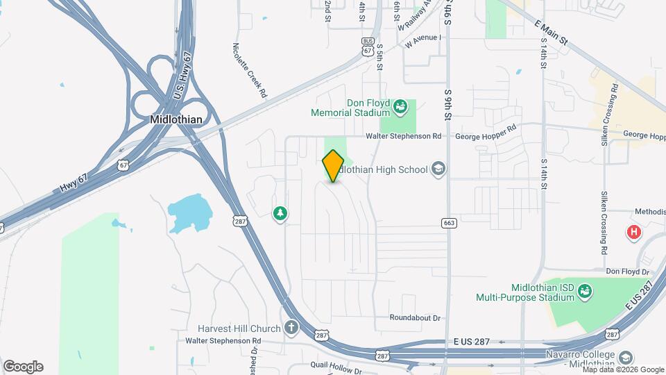 1314 Ridge Dr Map and Location Details