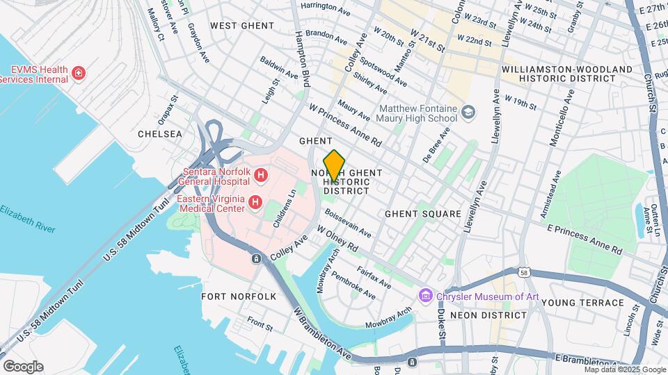 806 Manteo St Map and Location Details