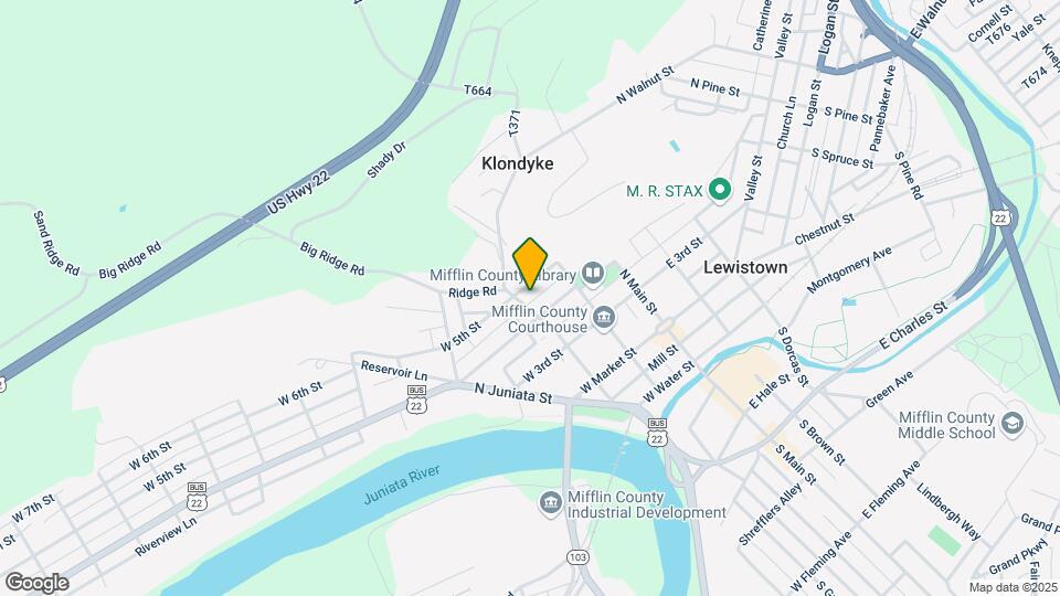 211 N Grand St, Unit APT A 1st floor Map and Location Details