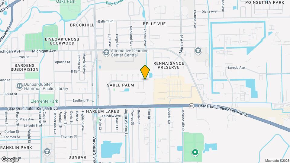 1801 S Palmdale Ct Map and Location Details