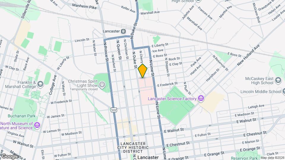 118 E New St Map and Location Details