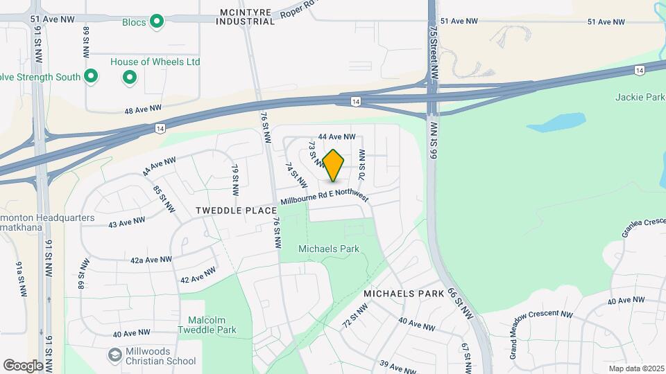 1173 Millbourne Road East NW Map and Location Details