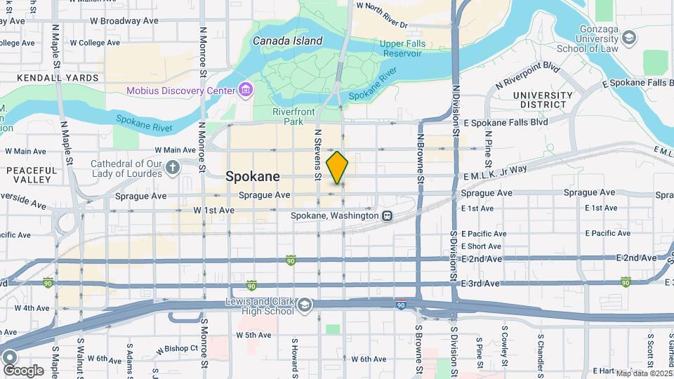 402 W Sprague Ave Map and Location Details