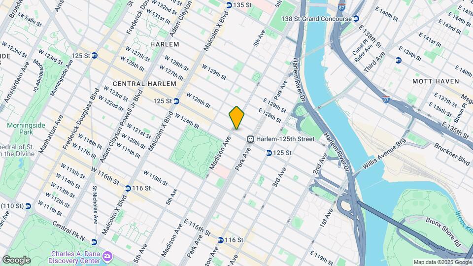 57 E 125th St Mapa y Detalles de la Ubicación