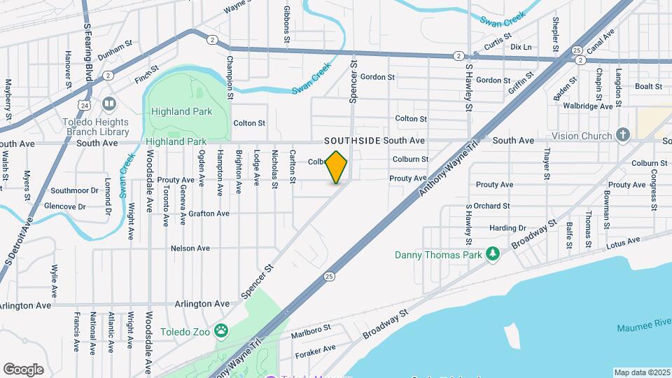 632 Spencer St Mapa y Detalles de la Ubicación