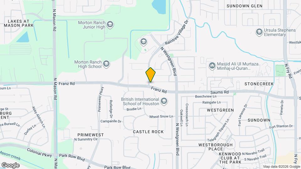 2402 Raintree Village Dr Map and Location Details