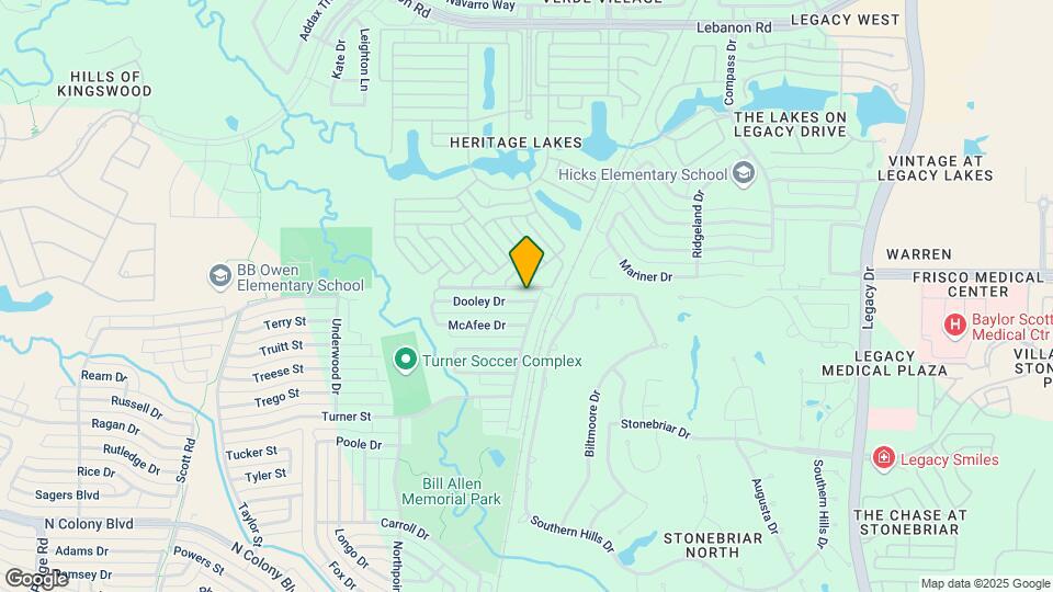6076 Dooley Dr Map and Location Details