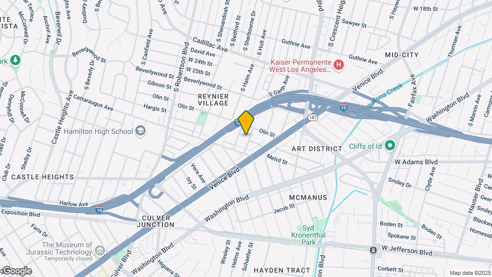 2827 Corning St Map and Location Details