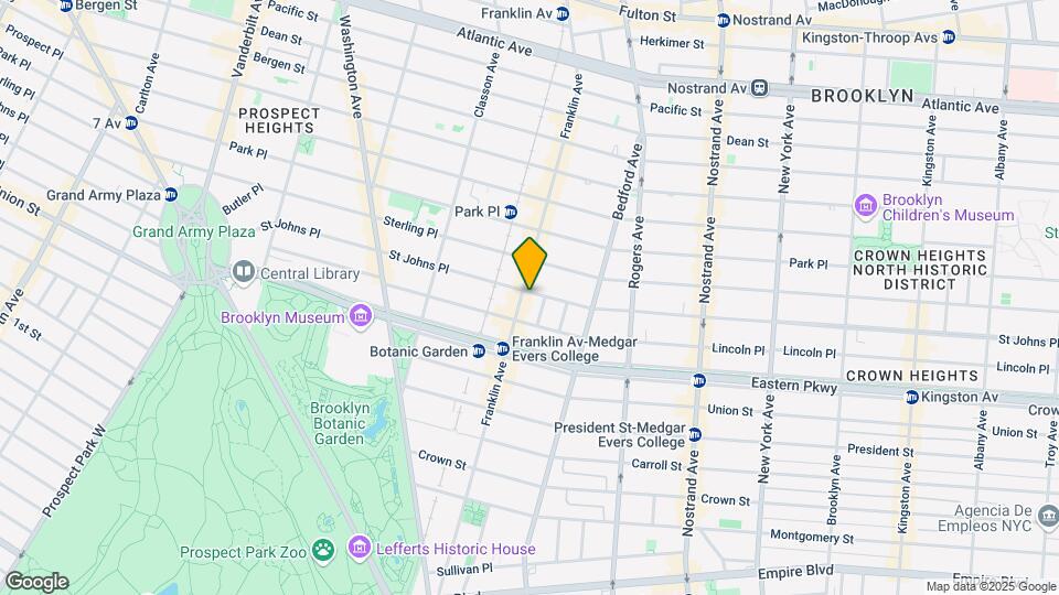 775 Franklin Ave, Unit 3F Map and Location Details